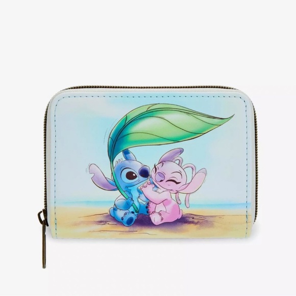 Loungefly Disney Stitch & Angel Beach Date Mini Backpack& Wallet Set main image 8